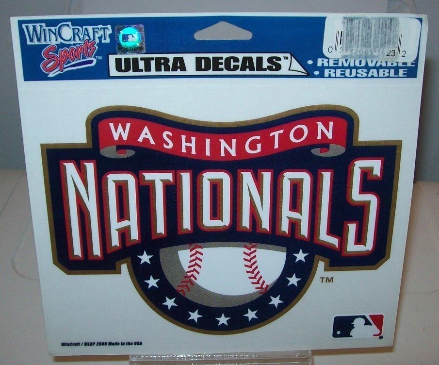 WASHINGTON NATIONALS 5X6 WINCRAFT ULTRA DECAL  - Image 1 of 1