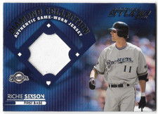 2001 Donruss Studio Diamond Collection #DC-48 Richie Sexson Jersey Brewers-NM