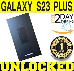 SAMSUNG GALAXY S23+ PLUS 5G S916U1 256GB (FACTORY UNLOCKED) PHANTOM BLACK❖SEALED - Picture 1 of 2