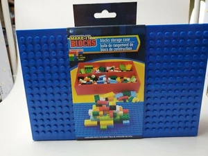 Estuche de almacenamiento Make It Blocks Blocks - Tapa azul - Compatible con - Imagen 1 de 8