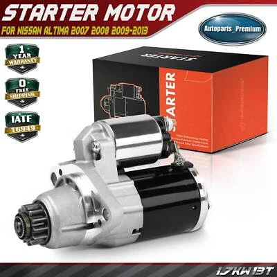 Новый стартер для Nissan Altima 2007 2008 2009-2013 2,5 л 1,7 кВт CCW 12V 13T - Изображение 1 из 4