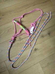 Handmade Cob Sized Rope Halter With Standard Noseband And 10ft Spliced Rope - Picture 1 of 4