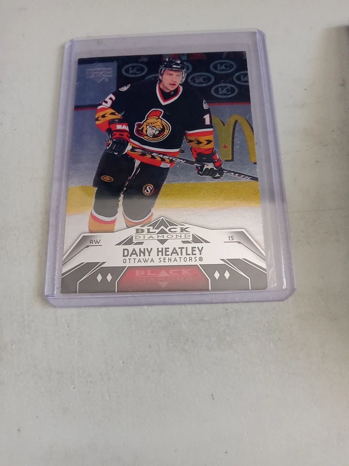 2007-08 DANY HEATLEY UPPER DECK BLACK DIAMOND CARD. OTTAWA SENATORS. - Image 1 of 2