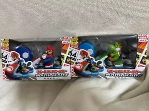 Mario Kart Mario & Yoshi radio-controlled car set W205 x D125 x H100mm Japan New - Picture 1 of 14