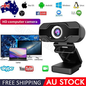 1080P Webcam Full HD USB 2.0 For PC Desktop Laptop Web Camera with Microphone OZ