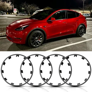 4PC Wheel Protector for Tesla Model Y 21 inch Wheel Protectors ABS Rim Protector - Picture 1 of 11