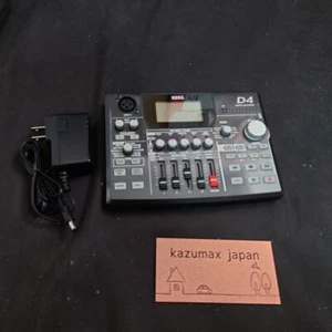 KORG D4 Digital Recorder Compact 4-track Recorder with adapter working Free ship - Picture 1 of 5