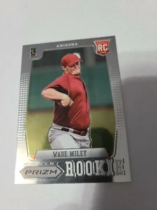 2012 Panini Prizm Baseball Card Wade Miley #157 Rookie - Picture 1 of 2