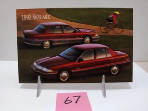 Postcard 1992 Buick Skylark Dealer Trade Card (67) - Picture 1 of 4