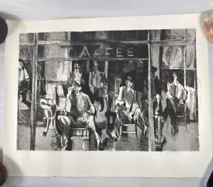 Walter (Walther) Simon (1914-2010) Linienradierung Druck Aquatinta signiert 69/200 - Bild 1 von 11