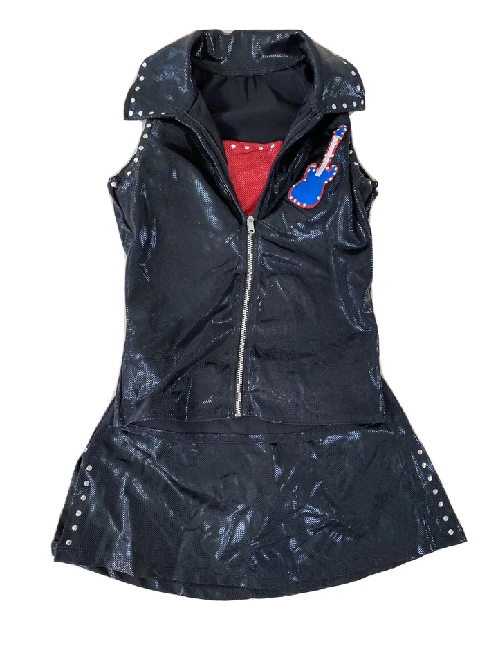 Disfraz/Uniforme de Baile Rock&Roll - Rojo, Negro, 18 Disponibles, Halloween Foto 1 de 3