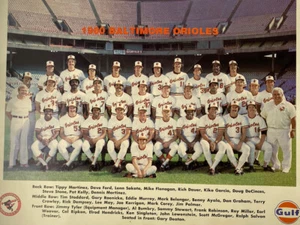 Póster original del equipo de béisbol 1980 Baltimore Orioles imagen  - Imagen 1 de 4