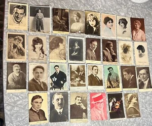 30 DIFFERENT 1910's SILENT FILM STARS STUDIO POSTCARDS PUTTI STEWART FAIRBANKS + - Picture 1 of 6