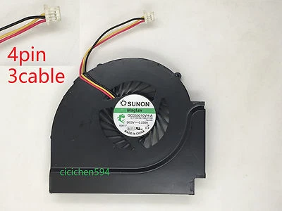 New ThinkPad W510 W510i Cooler Fan 60Y5493 60Y4981 SUNON GC055010VH-A  - Image 1 of 2