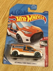 2020 Hot Wheels Ford Transit Connect Paramedic 218/250 Orange - Picture 1 of 2
