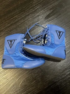 Title Boxing Speed-Flex Encore Mid-Length Boxing Shoes Size 2 - Blue - Picture 1 of 7