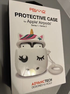 Wireless Earbuds AirPods Case Protective Shock Absorbent Cover Unicorn 🦄 *READ - Image 1 of 3