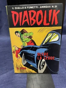 DIABOLIK anno XII (DODICI) n. 21 OTTIMO 1973 - OLTRE LA LEGGE - Foto 1 di 10