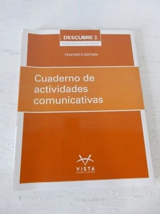Descubre 2 Cuaderno de actividades comunicativas workbook by Vista Learning - Picture 1 of 7