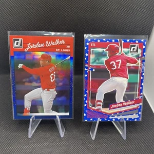 2023 Panini Donruss - Retro 1990 Variation SP Jordan Walker +Stars SP RARE RC - Picture 1 of 7