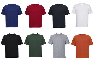Russel Herren Arbeits T-Shirt Workwear 100% Baumwolle 180g/m² schwere Qualität