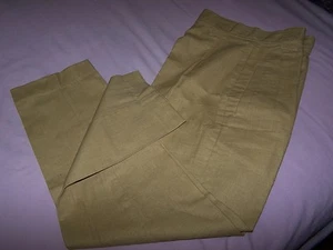 Gelbe Baumwolle/Leinen Hose, Mode OPTIONEN, Gr. 6 - taillierte Eleganz, 25/26 - Bild 1 von 4