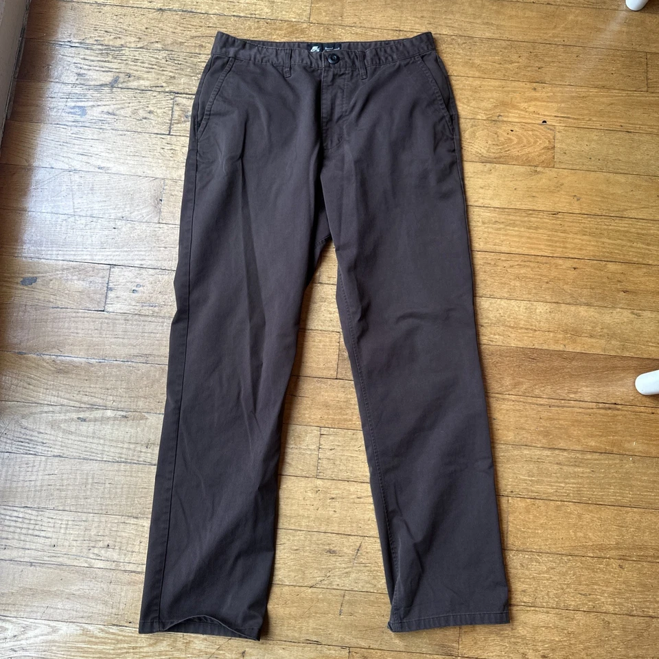 Pantalones Nike SB Para Hombre 32x30 Marrón Skateboarding Frente Plano FTM Street Foto 1 de 4