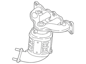 Genuine Kia Catalytic Converter With Integrated Exhaust Manifold 28510-2GBB0 - Picture 1 of 2