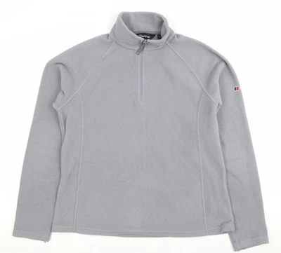 Sudadera polar gris Berghaus para mujer talla 14 pulóver regular para exteriores Foto 1 de 4