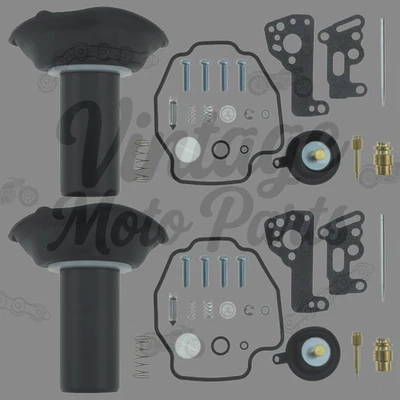 2x Carburetor Repair Kit For Yamaha Virago XV535 XV 535 90-01  plunger Float - Image 1 of 4