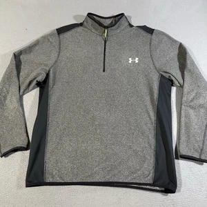 Maglione Under Armour Golf Loose ColdGear Uomo Pullover 1/4 Zip Grigio Taglia XL - Foto 1 di 7