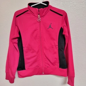 Jordan Pink And Black Girls Jacket Size 6 - Picture 1 of 5