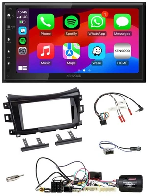 Kenwood Lenkrad USB DAB 2DIN Bluetooth Autoradio für Nissan Navarra D231 2016-20 - Bild 1 von 4