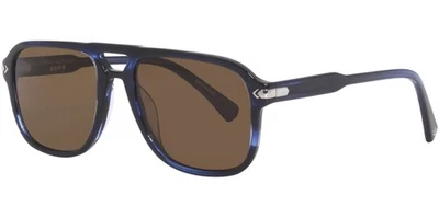 Gafas de sol piloto azules John Varvatos para hombre - SJV553550BLE - Hechas en Japón Foto 1 de 4