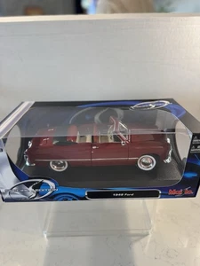 Maisto Special Edition 1:18 1949 Ford Maroon Red Diecast Model In Box - Picture 1 of 9