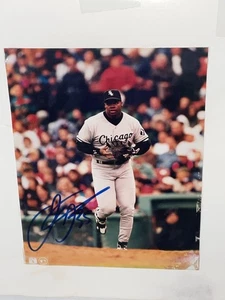 FRANK THONAS THE BIG HURT AUTOGRAPH OVERSIZED 8x10 PHOTO - Picture 1 of 1
