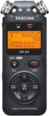 TASCAM DR-05 VER3 PCM lineare Handy Recorder IC 24bit96kHz - Immagine 1 di 4