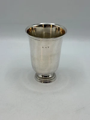BELLE TIMBALE TULIPE EN ARGENT MASSIF POINCON 1 ER COQ PARIS 1798 - Photo 1/4