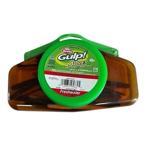 BERKLEY GULP ALIVE FRESHWATER 4" NIGHTCRAWLER 9.5oz  GAFHPC4-NC - Picture 1 of 4