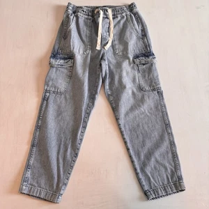 Joggers cargo Gap donna Easy Jean denim elastico in vita con coulisse taglia small - Foto 1 di 13