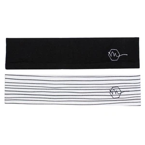 Women's 2" Wide Non Slip Sweat-Wicking Headband for Exercise and Yoga, 2-Pack... - Picture 1 of 5