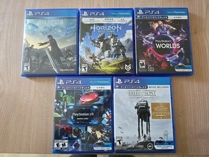 Final Fantasy XV, Star Wars Battlefront, Horizon Zero Dawn, PlayStation4 Lot Of5 - Picture 1 of 6