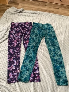 Athleta Girl Girls Leggings Bundle Lot Of 2 Size XL 14 - Picture 1 of 8