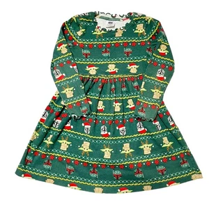 Hanna Andersson Star Wars Fair Isle Holiday Dress Size 5 - Picture 1 of 10