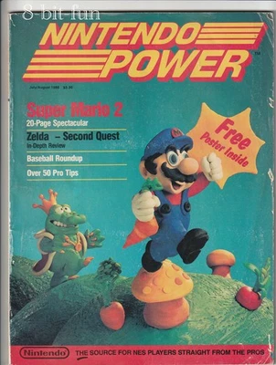 Nintendo Power #1 First Issue July/August 1988 Complete w/ Poster & All Inserts - Image 1 of 4