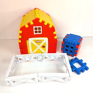 Bloques de gofres Little Tikes Wee granja granero INCOMPLETO más cerca y 7 piezas más - Imagen 1 de 16