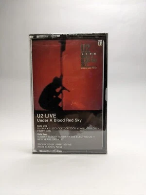 NEW U2 LIVE Cassette Tape ~ UNDER A BLOOD RED SKY   FACTORY SEALED MINT - Image 1 of 4