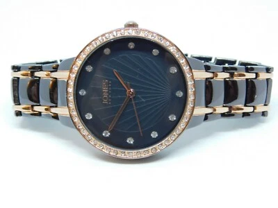 Reloj Mujer Jones New York JNYS12755 Cuarzo Dos Tonos Talla Batería Nueva 6 1/4" Foto 1 de 4