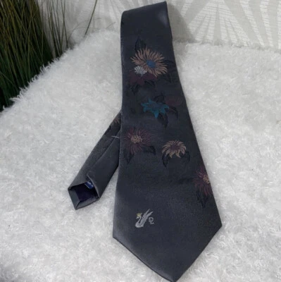 Corbata floral cisne Don Loper Beverly Hills para hombre DL hecha en EE. UU. Foto 1 de 2