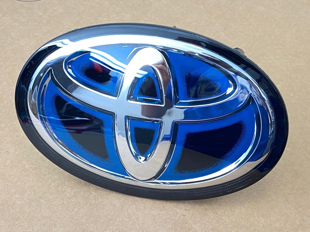 Genuine Toyota Prius Prime Radar Grille Emblem 2017-2022 53141-42020 Blue